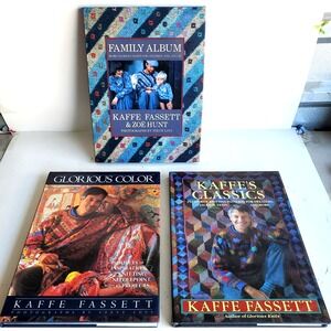 Kaffe Fassett Knitting Designs Patterns Lot of 3 Classics Color Family Album VTG